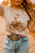 Load image into Gallery viewer, Simple Buckin Bronco Western Graphic Tee
