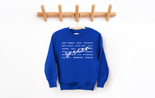Load image into Gallery viewer, Youth Sport Writing Sweatshirt - Multiple Options
