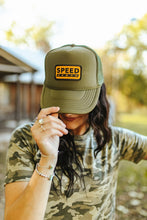 Load image into Gallery viewer, Speed Demon Patch Trucker Hat
