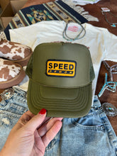 Load image into Gallery viewer, Speed Demon Patch Trucker Hat
