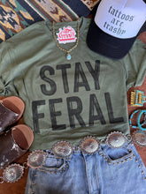 Load image into Gallery viewer, Stay Feral Graphic Tee
