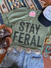 Load image into Gallery viewer, Stay Feral Graphic Tee
