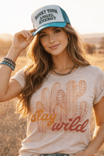 Load image into Gallery viewer, Stay Wild Cactus Graphic Tee
