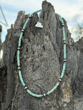 Load image into Gallery viewer, Sterling Silver Amazonite Beaded Choker
