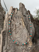 Load image into Gallery viewer, Sterling Silver Canyon Rose Mixed Stone Beaded Necklace
