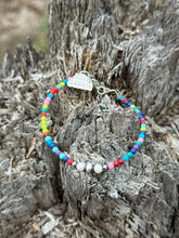 Load image into Gallery viewer, Sterling Silver Prism And Pearl Bracelet
