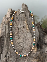 Load image into Gallery viewer, Sterling Silver Wild Harmony Stone Beaded Necklace
