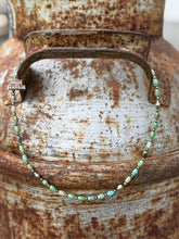 Load image into Gallery viewer, Sterling Silver Wild Spur Turquoise Beaded Necklace
