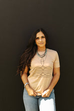 Load image into Gallery viewer, The Original, Viral Boot Stitch Western Graphic Tee - Tan
