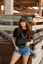 Load image into Gallery viewer, The Original, Viral Boot Stitch Western Graphic Tee - Black
