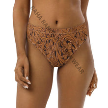 Load image into Gallery viewer, Yeehaw Tooled Leather Bikini Bottom
