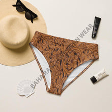 Load image into Gallery viewer, Yeehaw Tooled Leather Bikini Bottom
