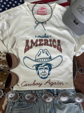 Load image into Gallery viewer, Trump Make America Cowboy Again Graphic Tee

