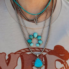 Load image into Gallery viewer, Turquoise Rowena Squash Necklace
