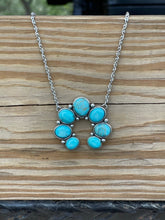 Load image into Gallery viewer, Turquoise Rowena Squash Necklace
