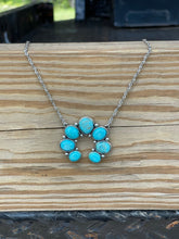 Load image into Gallery viewer, Turquoise Rowena Squash Necklace
