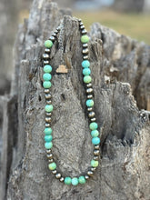 Load image into Gallery viewer, Turquoise Trailblazer Beaded Necklace
