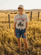 Load image into Gallery viewer, United States of America Cowboy Graphic Tee
