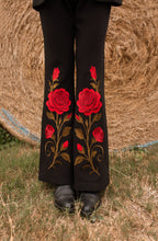 Load image into Gallery viewer, Black Rose Pant
