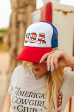 Load image into Gallery viewer, USA Trucker Hat
