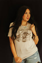 Load image into Gallery viewer, Western Cowboy Scene Graphic T-shirt
