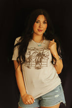 Load image into Gallery viewer, Western Cowboy Scene Graphic T-shirt
