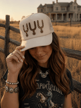 Load image into Gallery viewer, Western Spur Trio Trucker Hat
