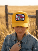Load image into Gallery viewer, Wiener Rides Patch Trucker Hat
