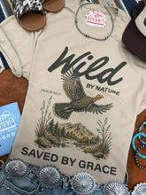 Load image into Gallery viewer, Wild by Nature Saved by Grace Graphic Tee

