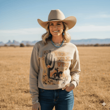 Load image into Gallery viewer, Wild West Cactus Graphic Sweatshirt
