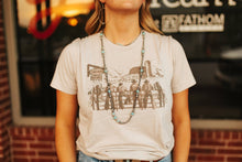 Load image into Gallery viewer, Wild West Cowboys Scene Graphic Tee
