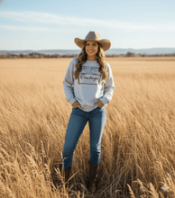 Load image into Gallery viewer, Wild West Cowboys Western Beer Logo Graphic Sweatshirt
