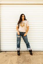 Load image into Gallery viewer, Wild West Steer Skull Graphic Tee
