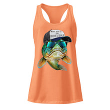 Load image into Gallery viewer, Honey Hole Fish Women’s Fitted Racerback Tank Top

