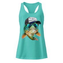 Load image into Gallery viewer, Honey Hole Fish Women’s Fitted Racerback Tank Top
