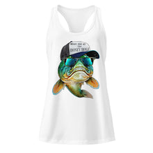 Load image into Gallery viewer, Honey Hole Fish Women’s Fitted Racerback Tank Top
