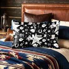 Load image into Gallery viewer, Baha Ranch Rhinestone Cowgirl Satin Pillow Case
