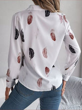 Load image into Gallery viewer, Button Up Printed Collared Neck Shirt
