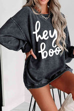 Load image into Gallery viewer, Round Neck Dropped Shoulder Graphic Sweatshirt
