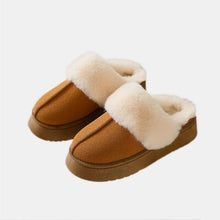Load image into Gallery viewer, Center-Seam Furry Chunky Platform Slippers
