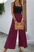 Load image into Gallery viewer, Two-Tone Square Neck Wide Leg Jumpsuit
