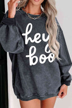 Load image into Gallery viewer, Round Neck Dropped Shoulder Graphic Sweatshirt
