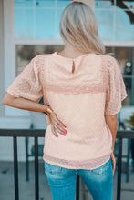 Load image into Gallery viewer, Flutter Sheer Sleeves Babydoll Top
