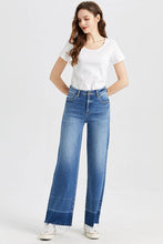 Load image into Gallery viewer, BAYEAS Full Size High Waist Cat&#39;s Whisker Wide Leg Jeans
