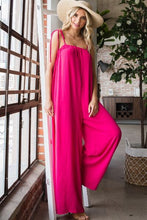 Load image into Gallery viewer, Veveret Pocketed Spaghetti Strap Wide Leg Jumpsuit
