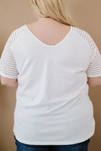 Load image into Gallery viewer, Plus Size HUNNY BUNNY Graphic Striped Tee
