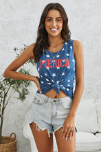 Load image into Gallery viewer, Star Print Round Neck Tank
