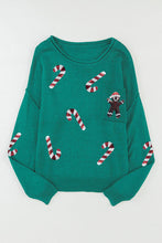 Load image into Gallery viewer, Sequin Candy Long Sleeve Sweater
