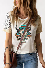 Load image into Gallery viewer, Round Neck Short Sleeve Graphic T-Shirt
