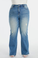 Load image into Gallery viewer, BAYEAS Full Size Ultra High-Waist Gradient Bootcut Jeans
